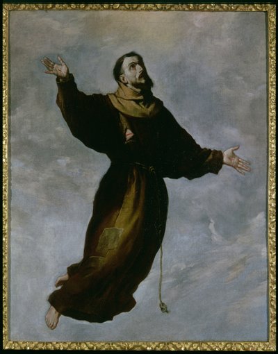 Levitation of St. Francis by Francisco de Zurbaran